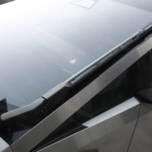 Cybertruck Wiper Carbon Fiber Texture ABS Protection Trim Cover