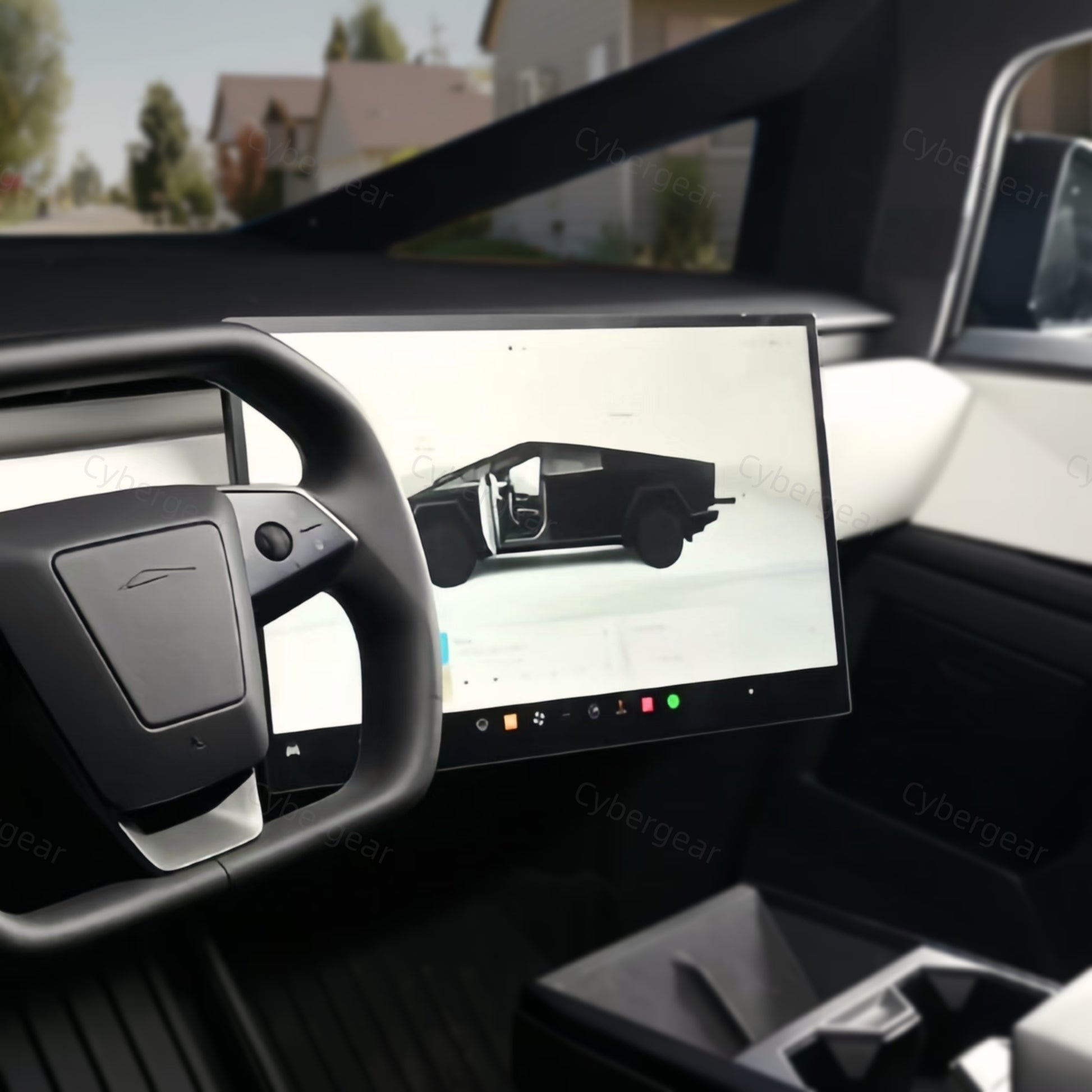 Tesla Cybertruck Screen Swivel Tilt Mount Kit