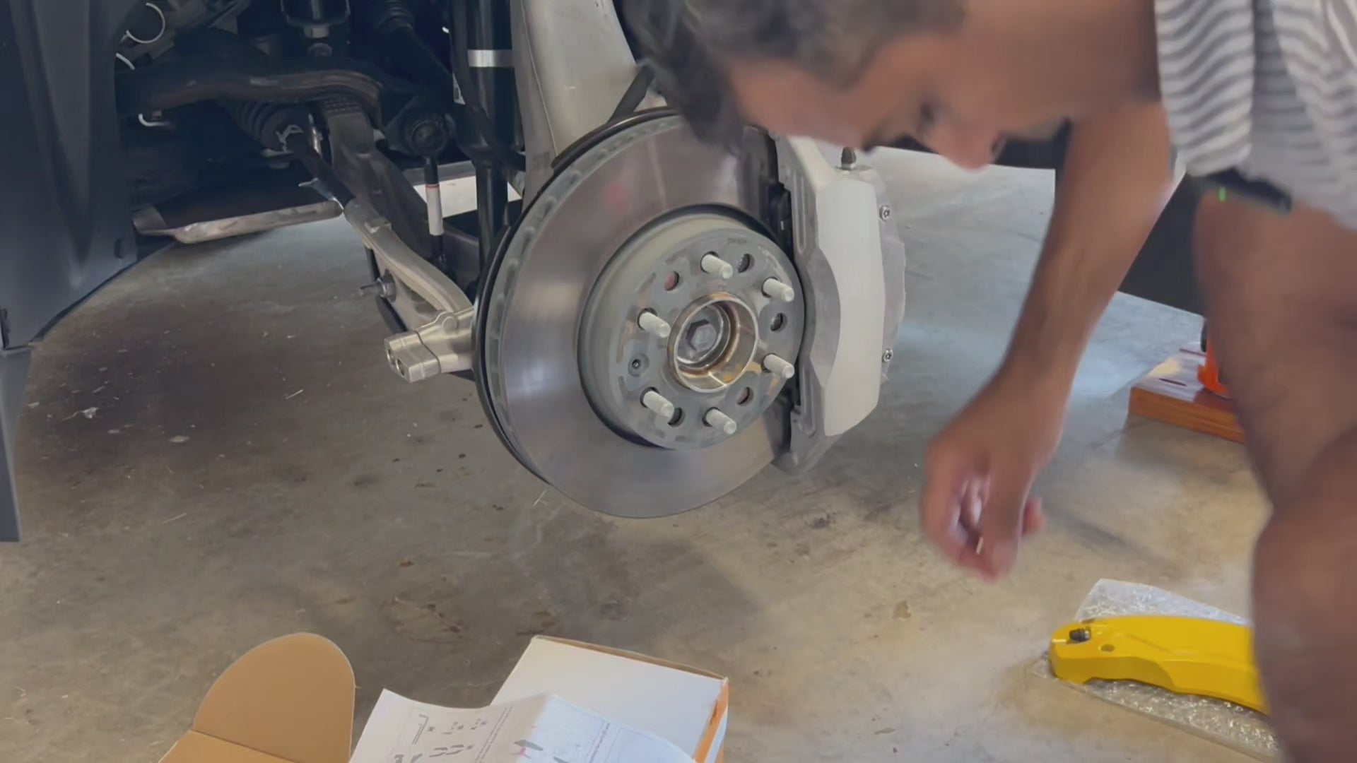 Tesla Cybertruck Caliper Cover  installed video