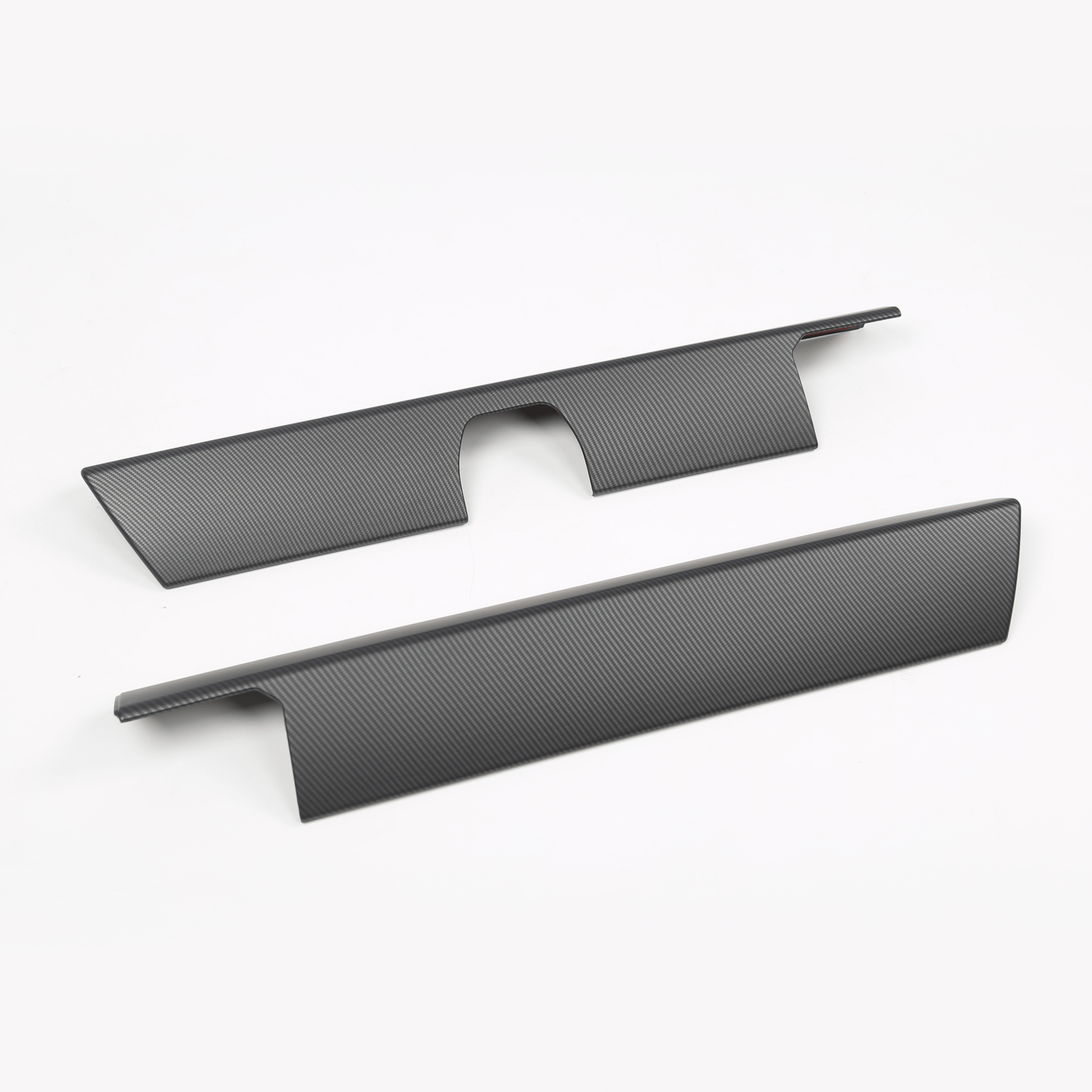 Tesla Cybertruck Dashboard Cover (Carbon Fiber Pattern ABS) (2 PCS) - CyberGearcoCyberGear