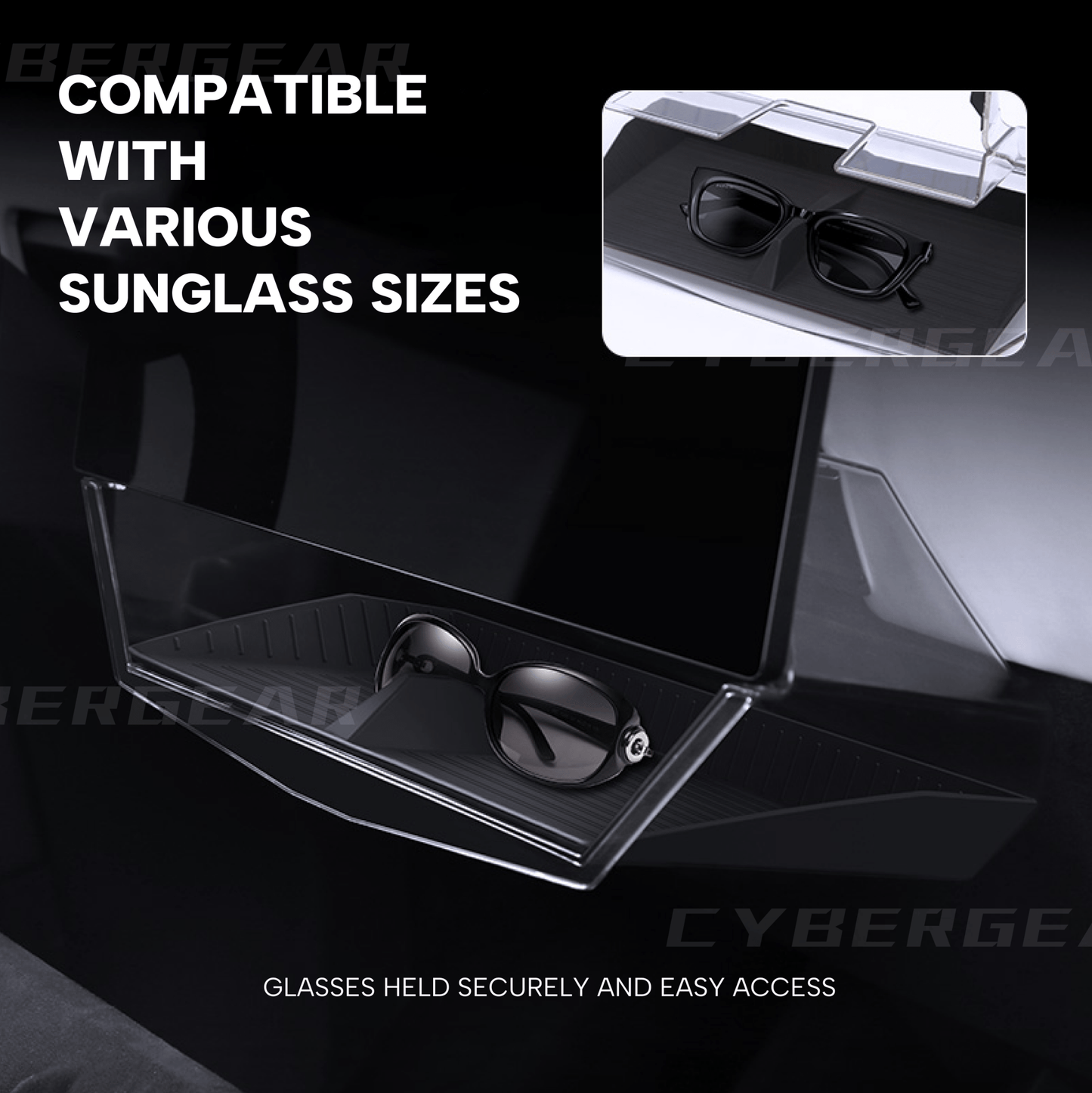 Tesla Cybertruck Under Screen Storage Organizer Upgrade Version - CyberGearcoCyberGear